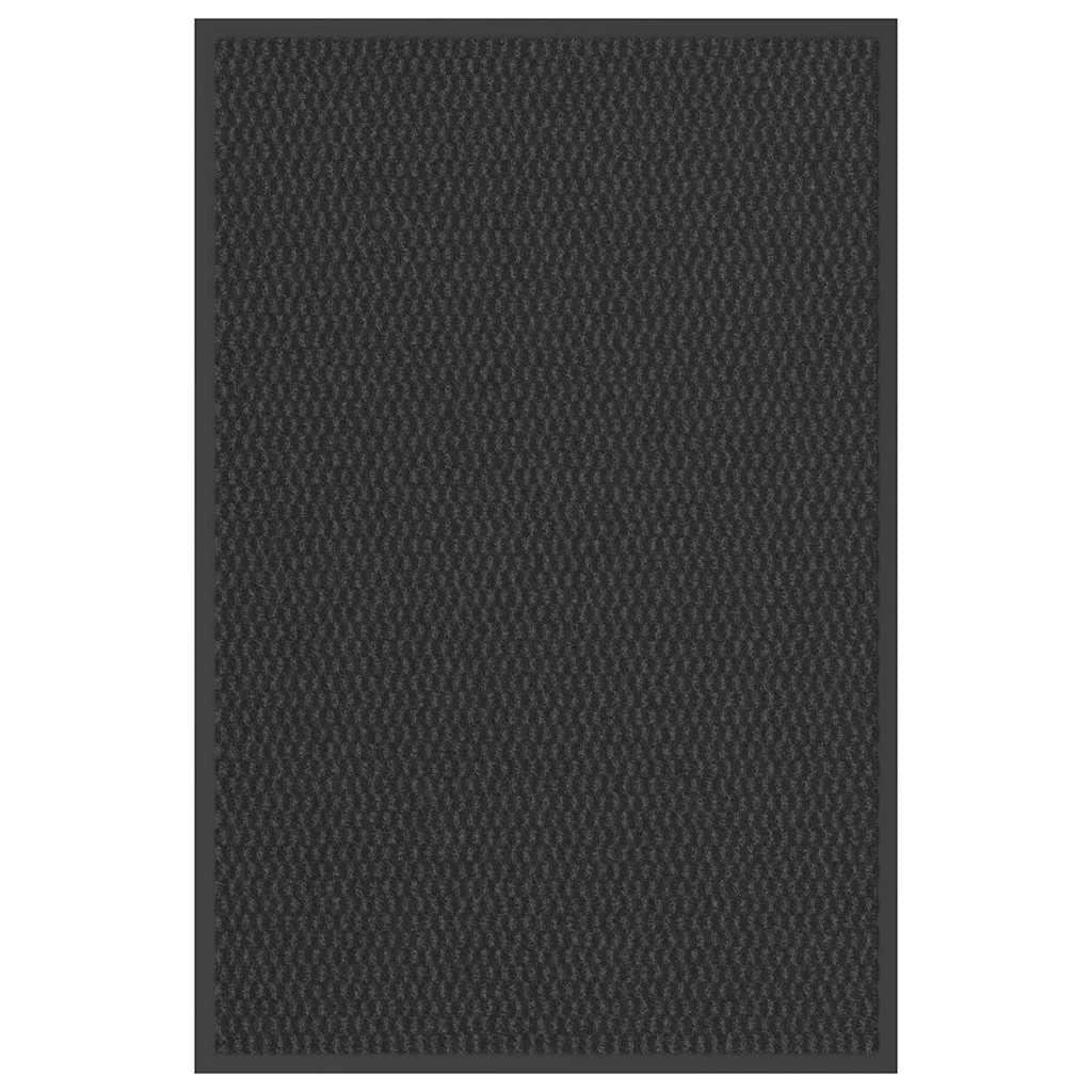 Zerbino antiscivolo di design per interni ed esterni 60 x 90 cm PP nero 02_0058105