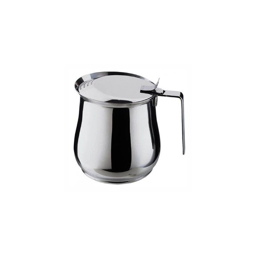 ILSA 8000409015089 Alpi Teiera in Acciaio Inox 18-10 da 8 Tazze Capacita' 1000 ml Lavabile in Lavastoviglie compatibile con Fornelli Gas Elettrici e a Induzione colore Cromo lucido