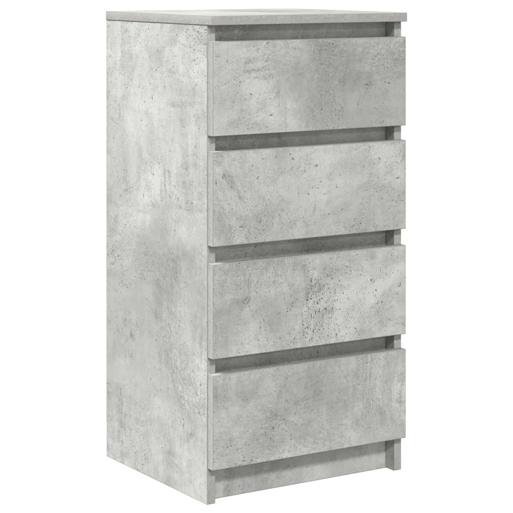 Credenza-Buffet-Armadio da cucina Grigio Cemento 37,5x35x76 cm in Legno Multistrato 510886