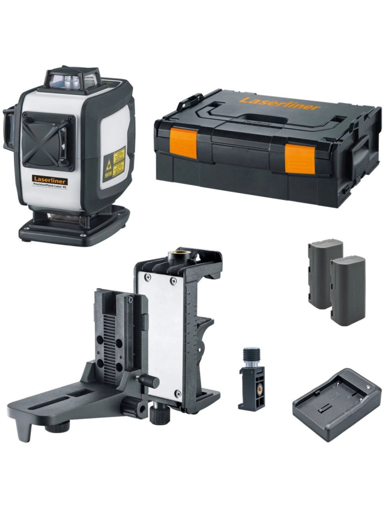 Laser a linee intersecanti verde 360º LASERLINER 039.600L - PrecisionPlane-Laser 4G Pro