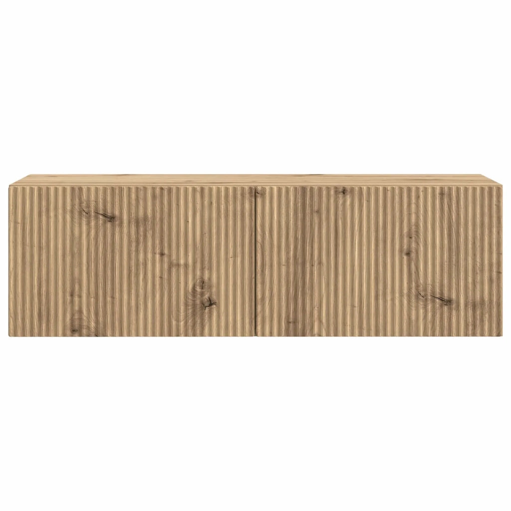 Mobile Porta TV da Muro Rovere Artigianale 98 x 31 x 30 cm