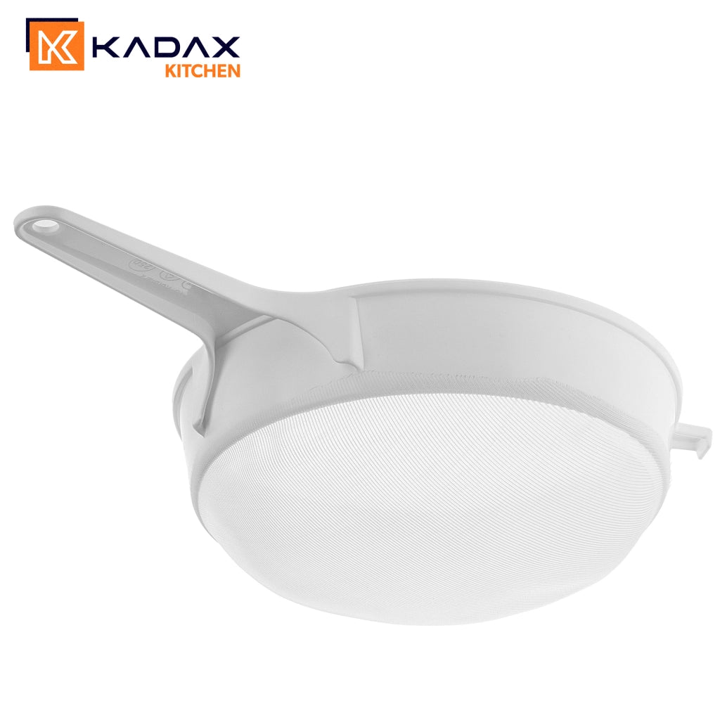 Colino a maglie fitte KADAX per farina, latte, zucchero a velo, da cucina, in plastica, 25 cm, 250 mm