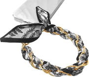Sfida moda con questo elegante sottacqua metallico cinturino per telefono con polsiera, realizzato a mano con manico.
