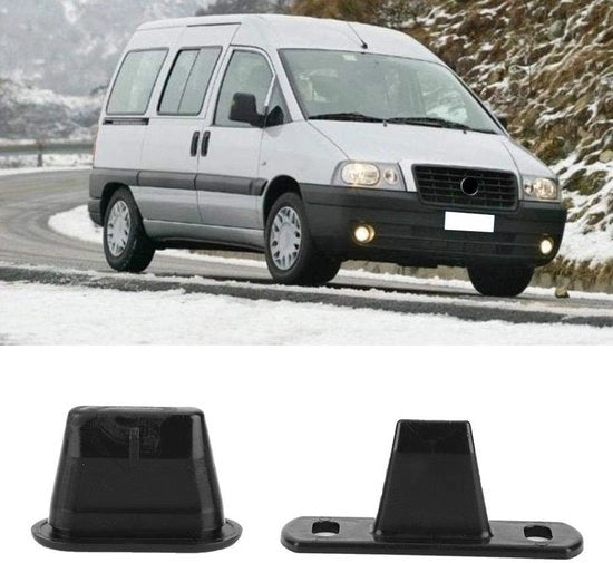 Kit di sostituzione per maniglioni porte in alluminio - Materiale di alta qualità - Guida laterale per il movimento della porta - Kit di sostituzione per maniglioni porte - Duraturo - Compatibile con Scudo 1995-2006 - Codici OE 904637/904645/1487798080