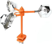 Ventilatore da sole a turbina con superfici riflettenti per protezione degli uccelli - Protezione degli uccelli per balconi, tetti, frutteti e laghetti