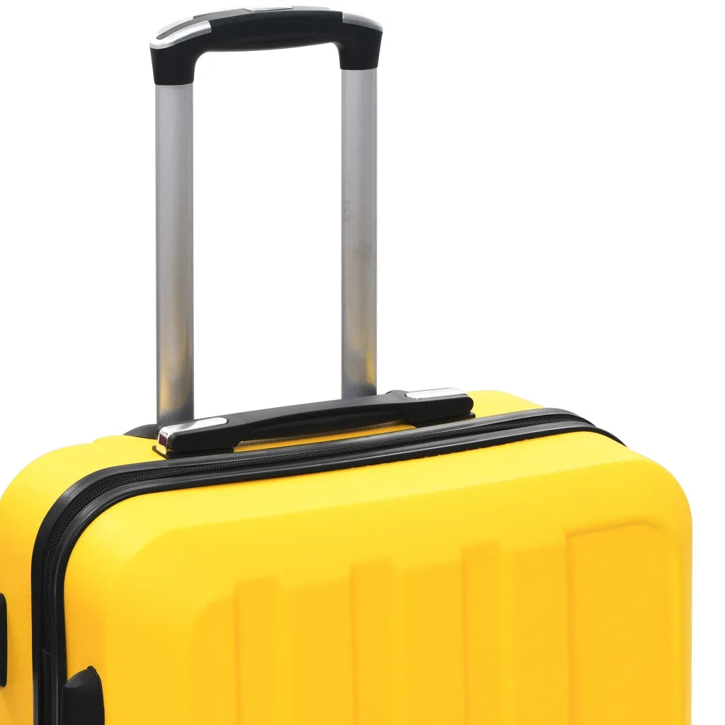 Set Trolley a Custodia Rigida 3 pz Giallo in ABS CFW6321414