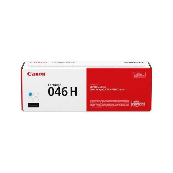 Toner canon 046 h c ciano 5000pp x mf735cx mf734cdw mf732cdw lbp654cx lbp653cdw - 1253C002