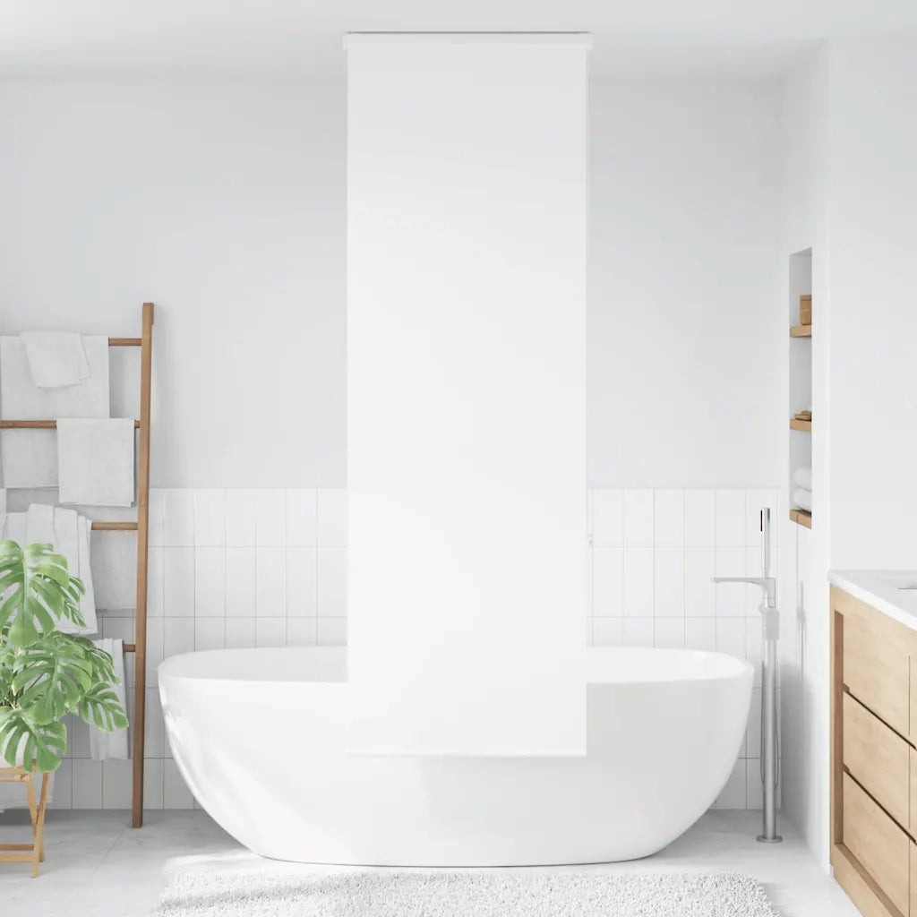 vidaXL Tenda a Rullo per Doccia Cassonetto 60x240 cm Larghezza Tessuto