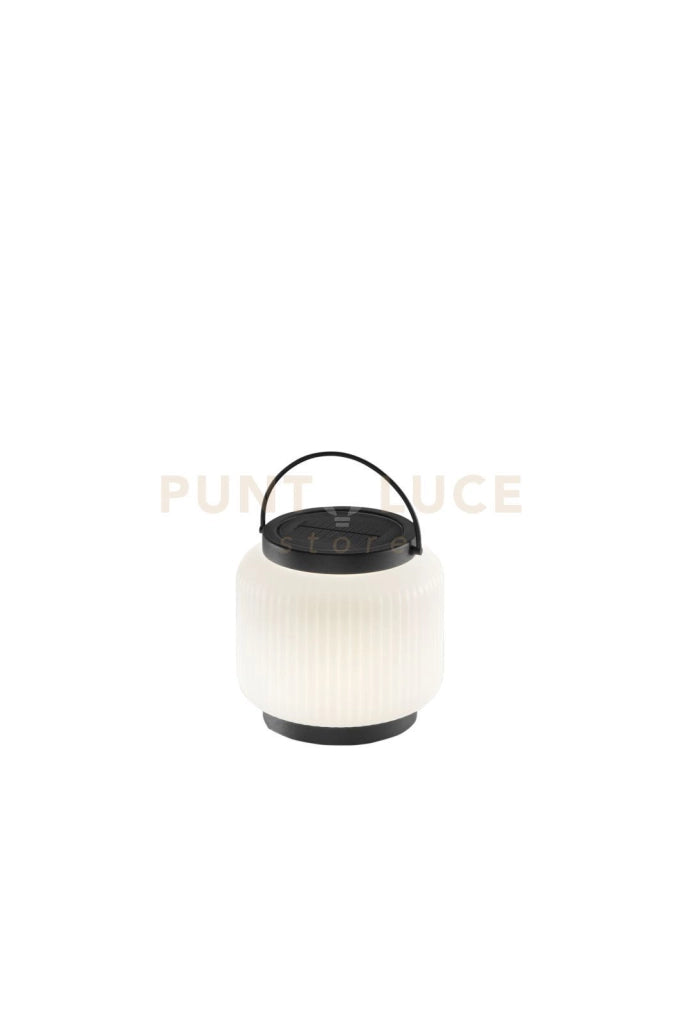 LUMETTO LED SOLARE RICARIABILE ROBIN NERO 1,2W 3000K 84LM DIMMERABILE IP54