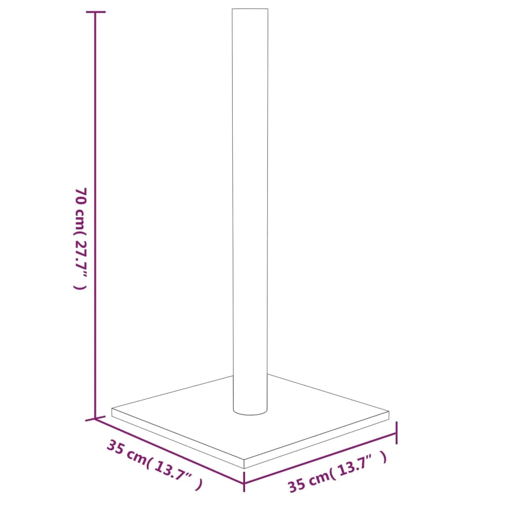 Tiragraffi per gatti Mobili per arrampicata su torre Raschietto per gatti piattaforma da arrampicata trasparente 35 x 35 x 70 cm grigio 02_0022765