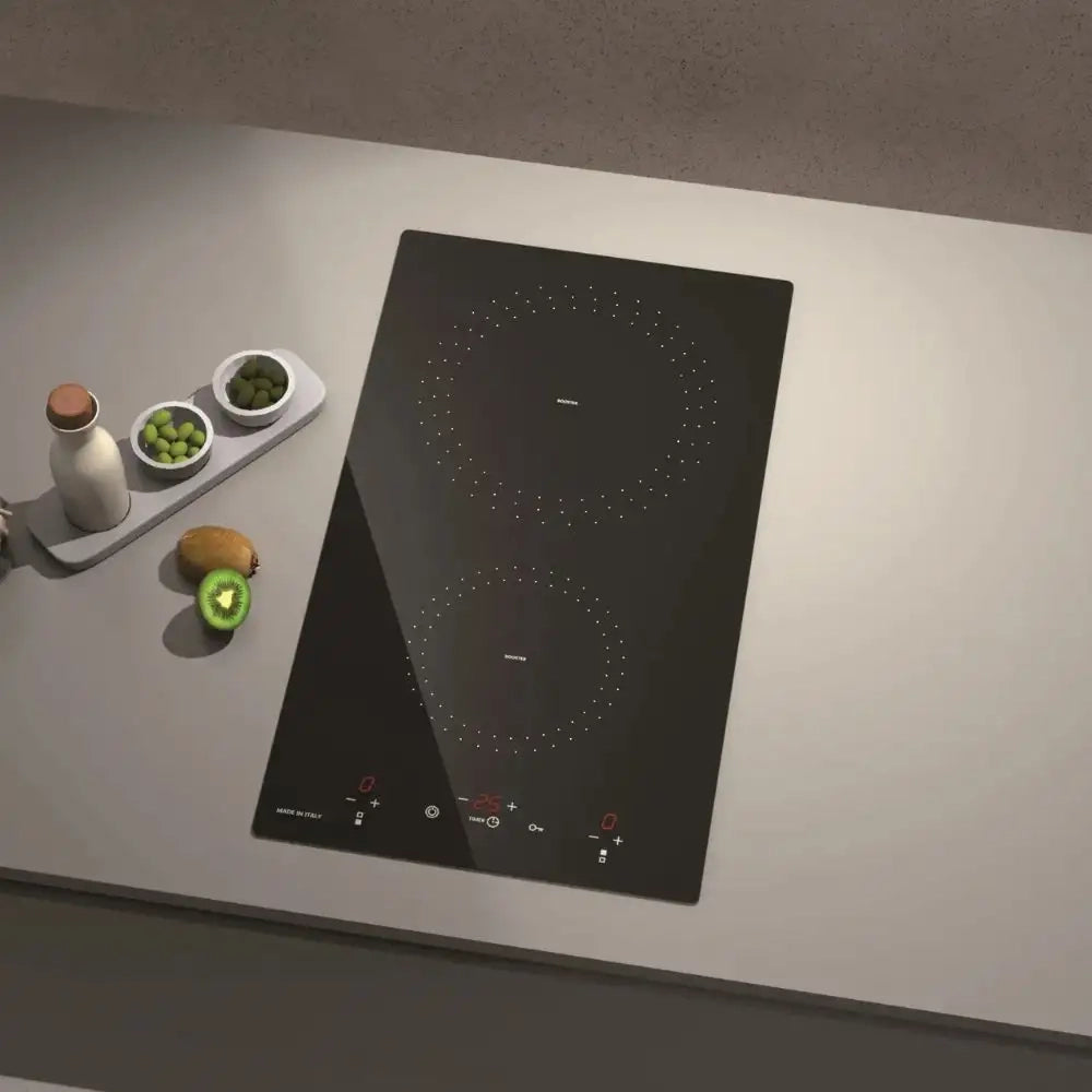 DUO - T30  Piano a induzione vetro ceramico nero cm 30 - 2 zone