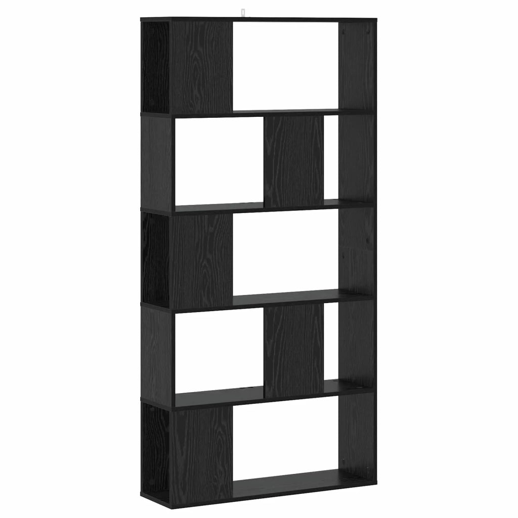 Libreria Rovere nero 80,5 x 23,5 x 162,5 cm PB 8010956