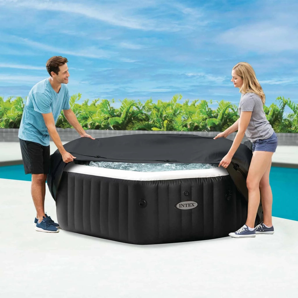 INTEX Copridoccia per Spa Grigio Scuro 180 x 180 cm PVC 42035643