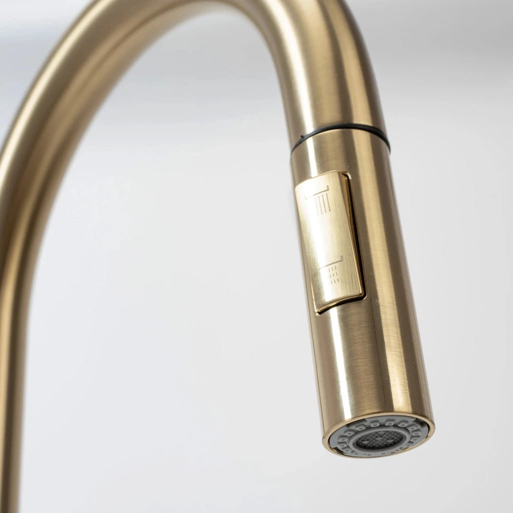 Punta Con Aeratore Per Rubinetto Da Cucina Rea Fresh Brush Gold