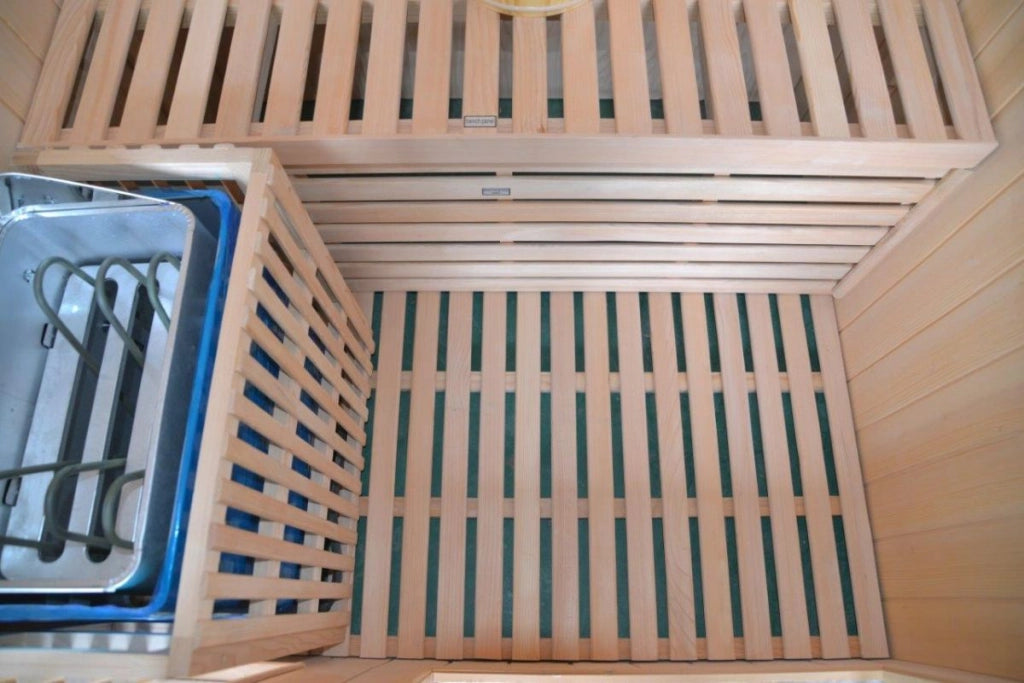 Sauna finlandese tradizionale 2 posti 120x110x190cm Relpunt Sdroe