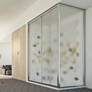 Box Doccia 80x140 CM H198 stampato C mod. Young Duo 2 Ante