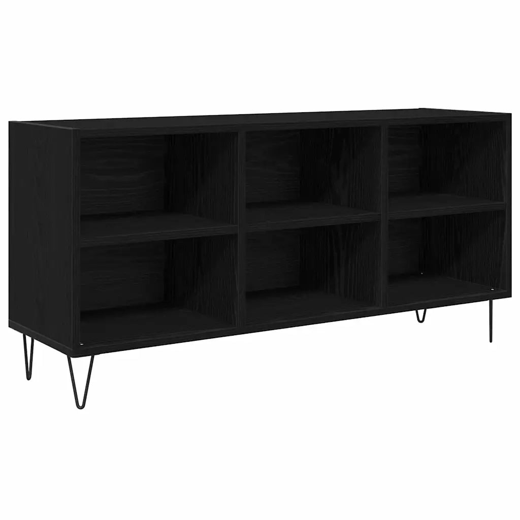 Mobile TV-Credenza per TV-Console TV Rovere Nero 103,5 x 30 x 50 cm Legno multistrato 927575