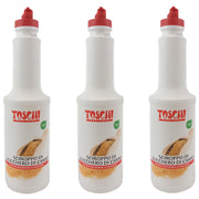 Toschi multipack da 3 sciroppi di zucchero di canna liquido confezioni da 1,3 kg ciascuna
