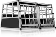 ® Trasportino Cani XL 89x70x51cm Richiudibile Alluminio Impermeabile Box Auto Cagnolini