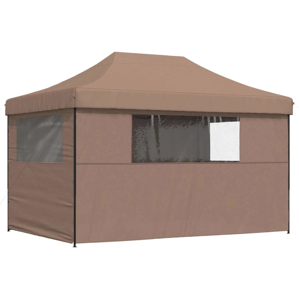 Tenda Party Marrone 279 x 410 x 315 cm Tessuto Oxford 42023603