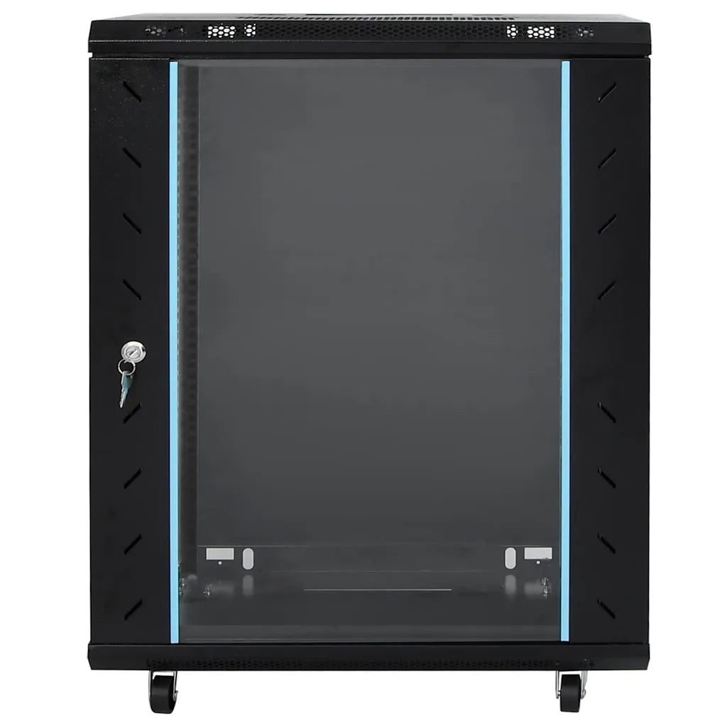 Armadietto di rete Nero 60 x 60 x 80 cm Acciaio