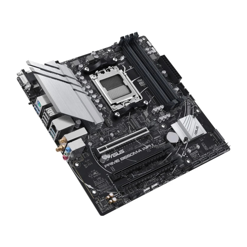 ASUS PRIME B650M-A WIFI II AMD B650 Socket AM5 micro ATX