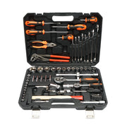 Set di chiavi a tubo, chiavi fisse, bit con attrezzi e utensili, 76 pezzi Breckner Germany