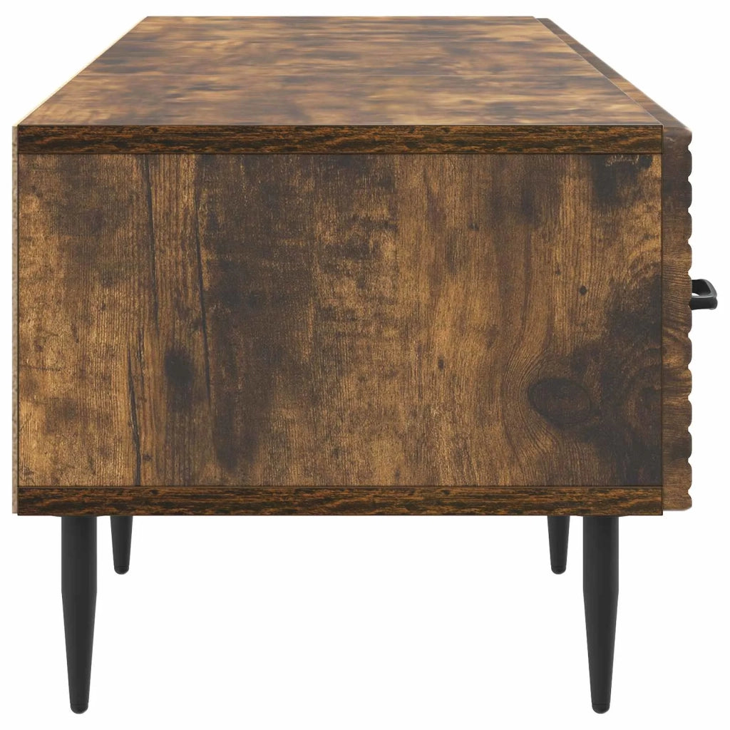 Mobile TV Rovere Fumo 147 x 34,5 x 30 cm Legno ingegnerizzato 894940