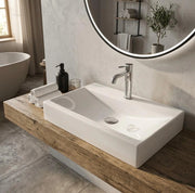 Lavabo appoggio 70.5x44.5 cm LA46 Bianco