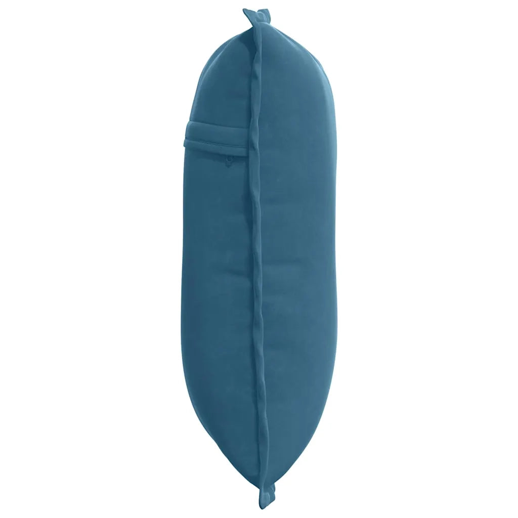 Cuscino per Schiena Blu 50 x 45 cm Tessuto in Cords