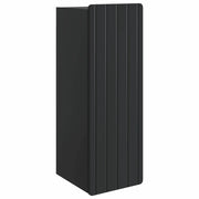 Mobiletto a muro Nero 33 x 34,5 x 94 cm Legno ingegnerizzato