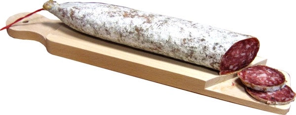 TAGLIERE IN LEGNO PER SALAME cm. 37x7,5x2
