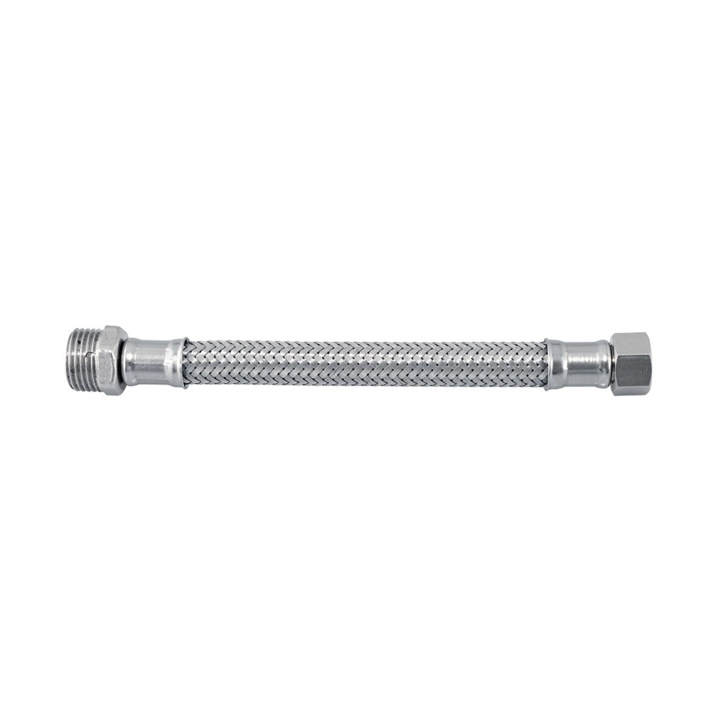 Flessibile in acciaio inox 1/2" m - 3/8" f