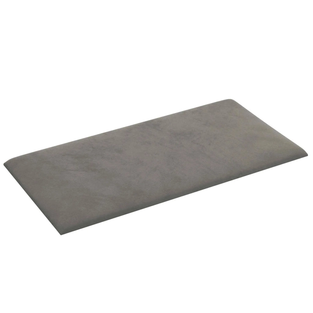 Testiera da Parete 12 pcs Grigio Chiaro Velluto