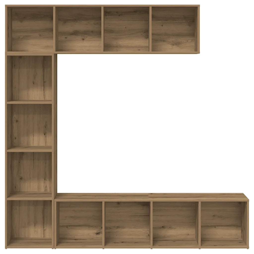Librerie 3 pz Rovere Artigianale in Legno Multistrato 3328550