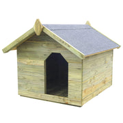 Cuccia da giardino con tetto apribile 85 x 103 x 77 cm in legno di pino impregnato 02_0001530
