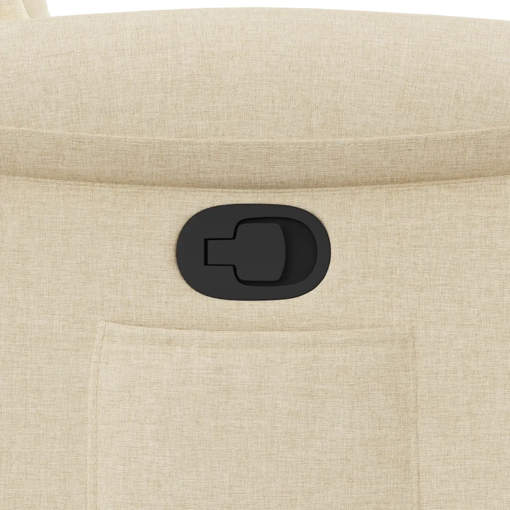 Poltrona Reclinabile in Tessuto Crema 4015624