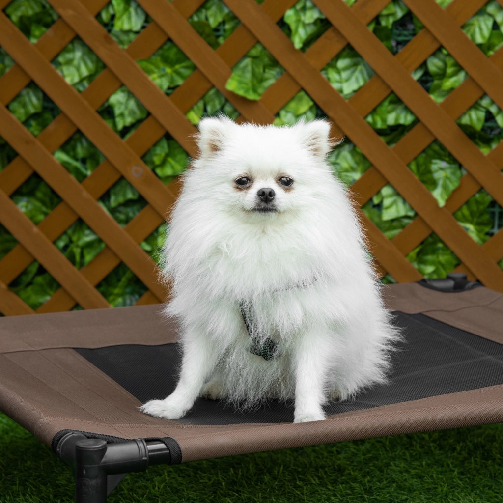 Cuccia per Cani Esterno ¨C zephmum ¨C Marrone 76x61x18 cm