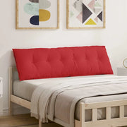 Cuscino per Schiena Rosso 160 x 19 x 50 cm Tessuto