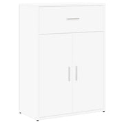 Buffet credenza cassettiera mobiletto mobile contenitore organizer per cucina soggiorno salotto 60 x 30 x 84 cm legno ingegnerizzato bianco 02_0030339