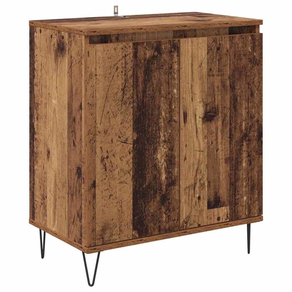 Credenza | Madia | Buffet da pranzo | Armadio da pranzo Legno vecchio 60 x 35 x 70 cm Legno multistrato