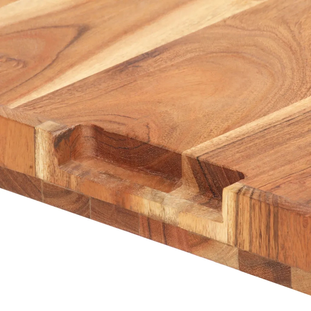 Tagliere 50x35x4 cm in Legno Massello di Acacia cod mxl 76475