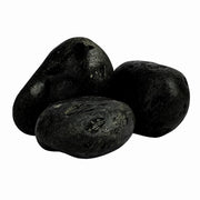 Ciottoli nero ebano pietre naturali decorativi giardini aiuole vasi *** misura 40/60, formato 25 kg, confezione 1