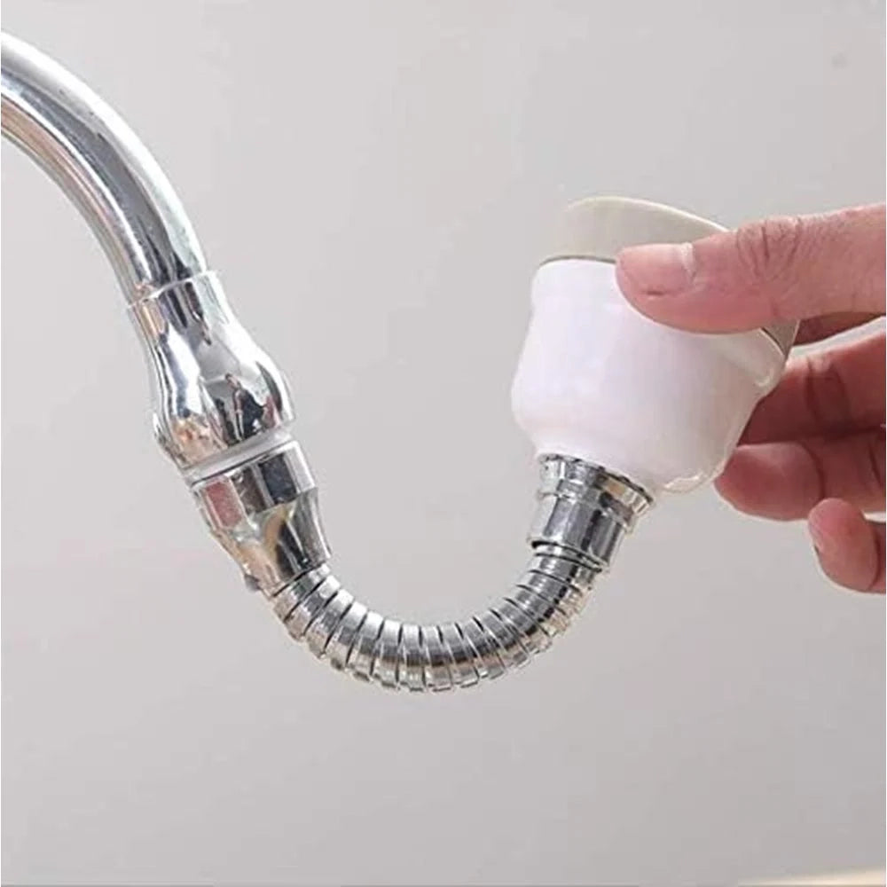 Trade Shop - Aeratore Rubinetto Cucina Regolabile Adattatore Doccetta Girevole Spruzzatore Anti-schizzi -