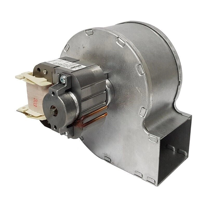 Ventilatore centrifugo EBM RLD85/0042-3020 Stufa a Pellet Motore sx 131,5mm - Bocchetta: 62x50-30W