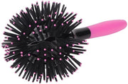 Spazzola per capelli 360 gradi progettata a sfera - Spazzola per capelli portatile - Spazzola per capelli anticalcare - Adatta per capelli bagnati/asciutti - Protezione contro alte temperature