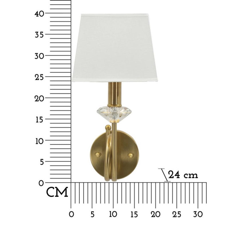 Lampadelle A Da Muro Salisburg cm 18x24x40