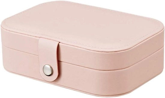 Organizzatore di accessori in pelle PU per orecchini, collane, anelli e bracciali - ideale per viaggiatori femminili