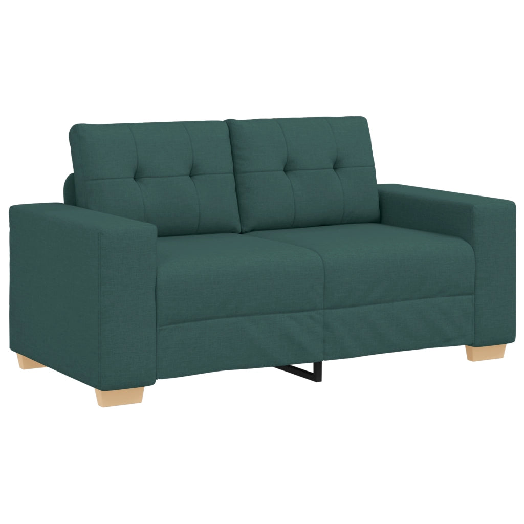 Set di Divani a 2 Pezzi con Cuscini Tessuto Giallo