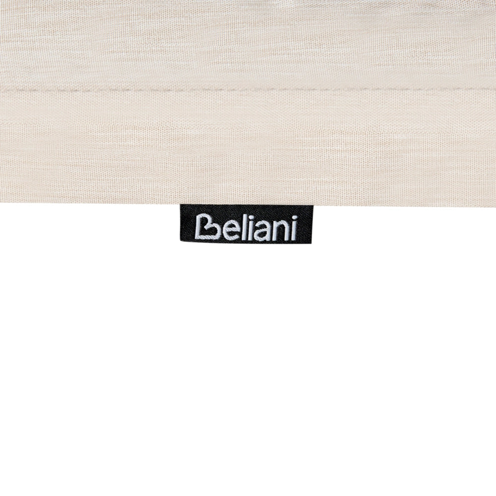 Set di 2 cuscini per sedute e schienale da esterno con lacci beige chiaro stile elegante giardino